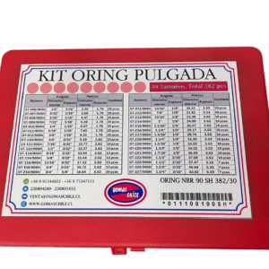 KIT ORING NBR 90 SHORE A PULGADA