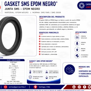 SMS EPDM NEGRO GASKET