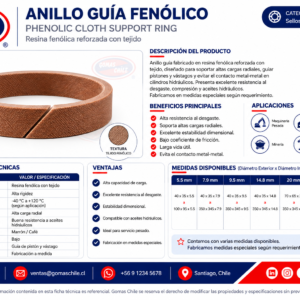 Anillo Guía de Tela Fenólico