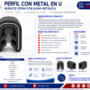 PERFIL PUERTA EPDM