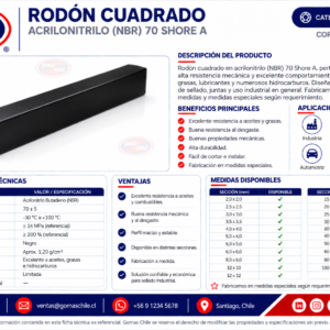 Rodon Cuadrado NBR
